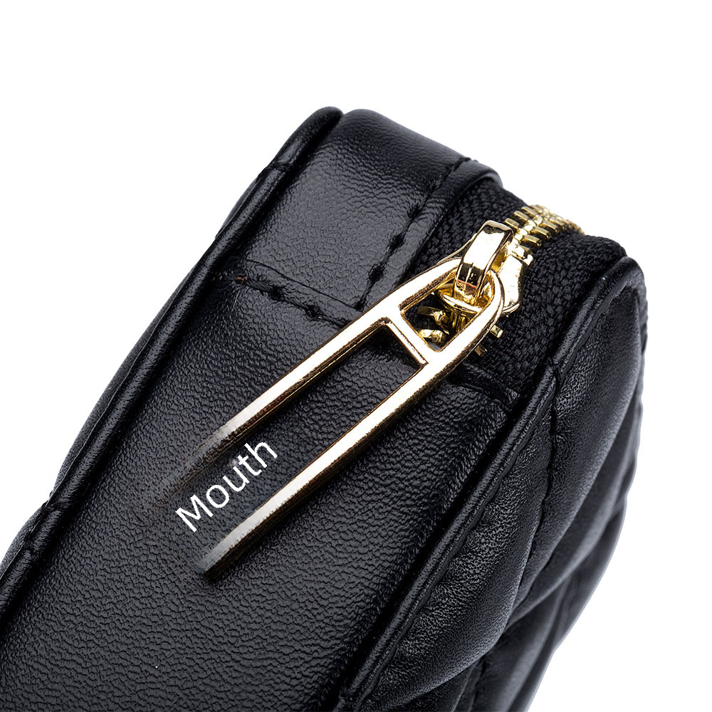 FelantriX™ Fashionable Leather Earphone Bag with Mini Cosmetic Purse