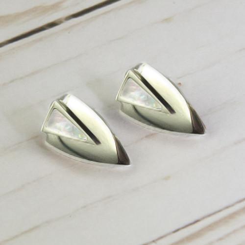 FelantriX⢠Chevron Earrings- Silver