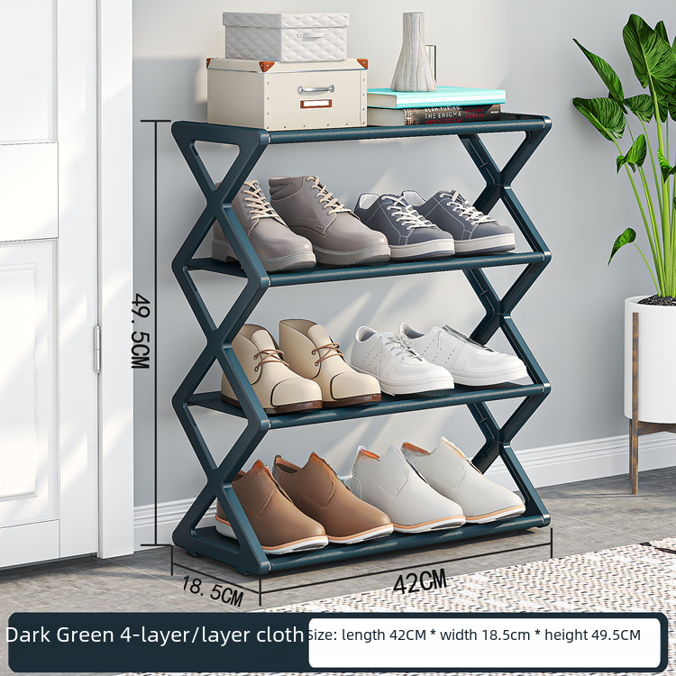 FelantriX™ X-Type Multi-Functional Shoe Rack With Two Layers