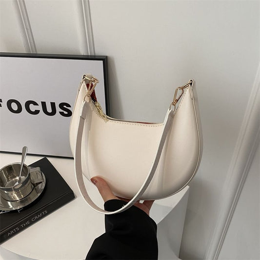 FelantriX⢠Niche Crescent Textured Shoulder Bag for Women