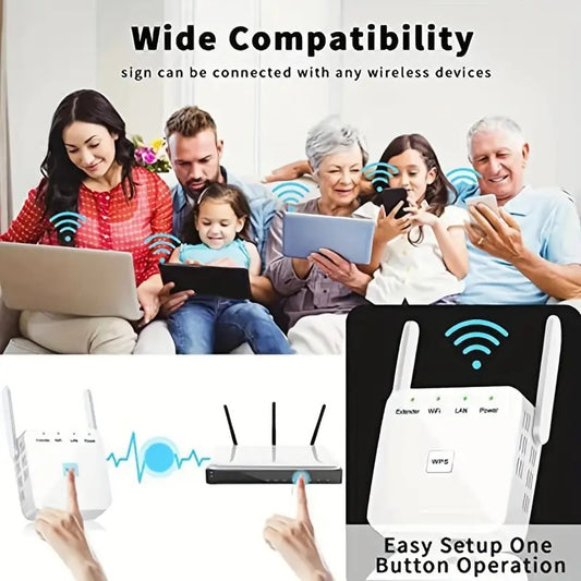 FelantriX™ Wireless WiFi Signal Booster and Repeater for Home