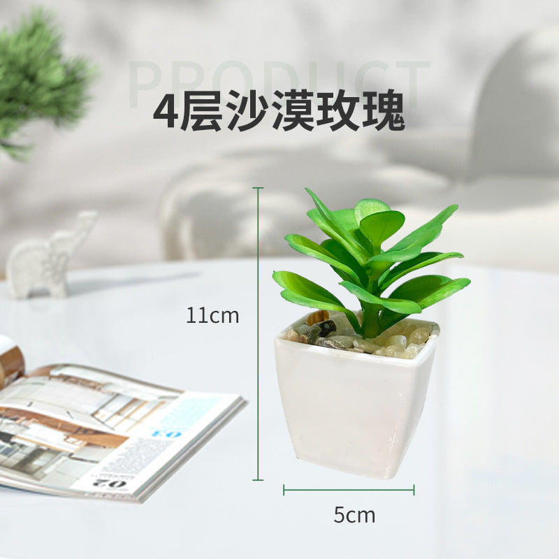 FelantriX™ Miniature Faux Succulent Cactus Indoor Plant Pot