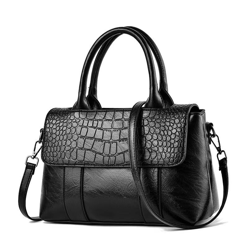 FelantriX™ Women's Croc-Textured Crossbody Bag