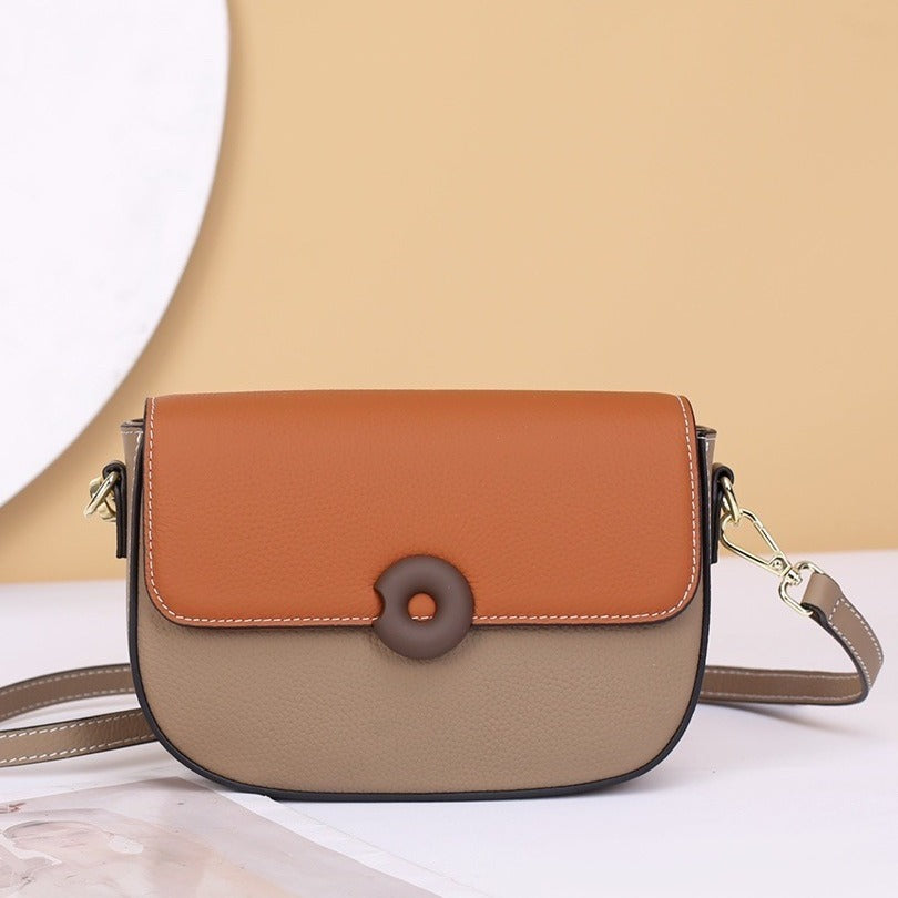 FelantriX™ Mini Genuine Leather Saddle Crossbody Bag