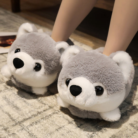 FelantriX™ Large Plush Cotton Non-Slip Indoor Slippers