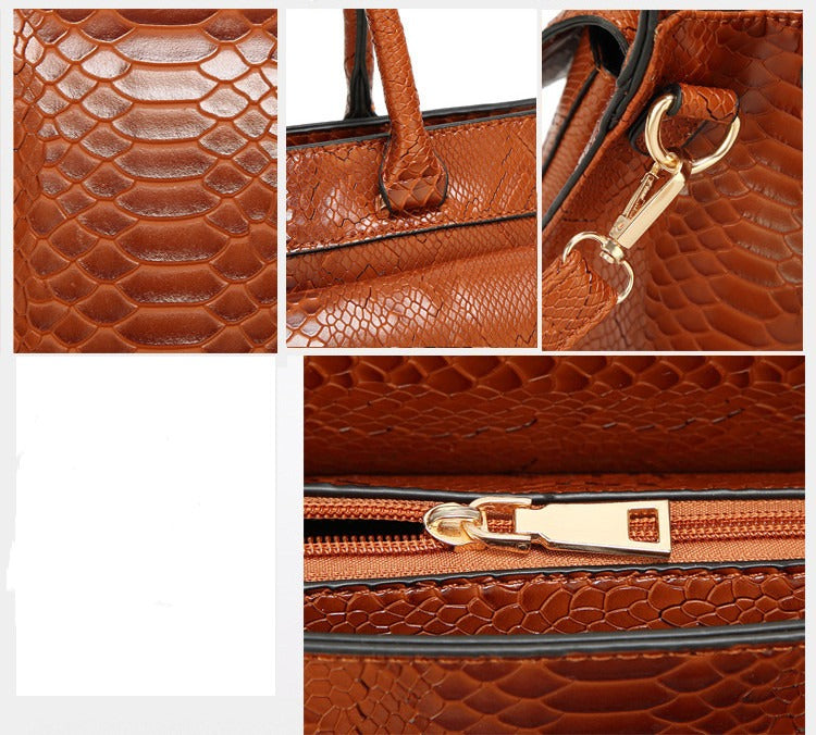 FelantriX™ Women's Snake Print Handbag