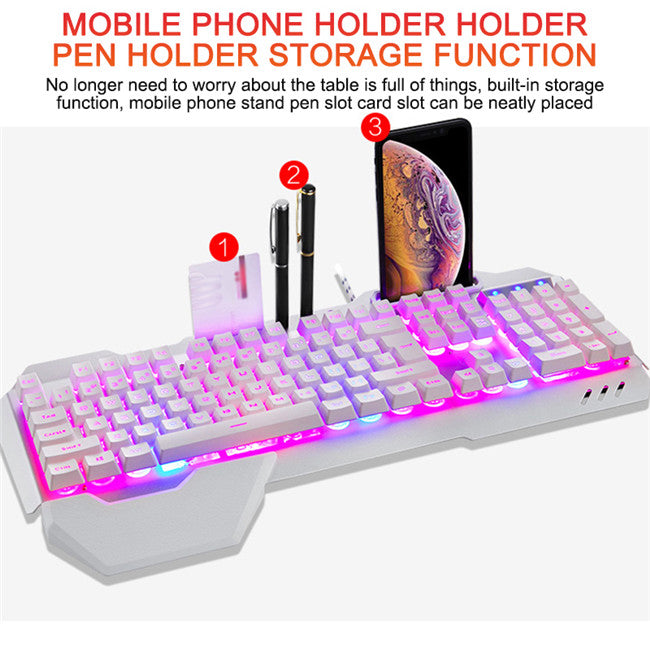 FelantriX™ Ergonomic Mechanical Keyboard with RGB Backlight