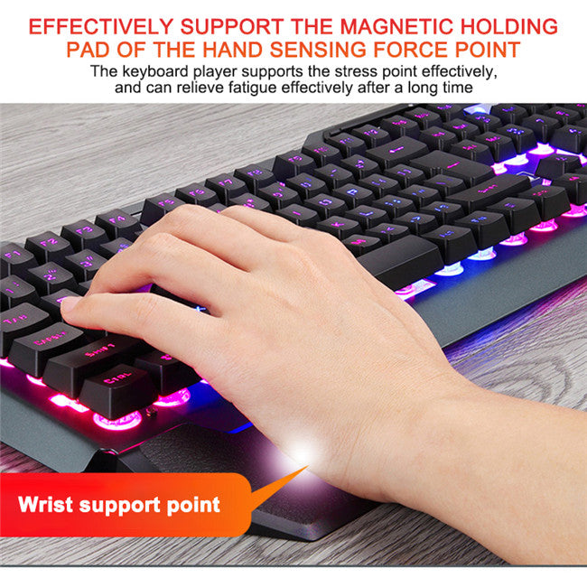 FelantriX™ Ergonomic Mechanical Keyboard with RGB Backlight