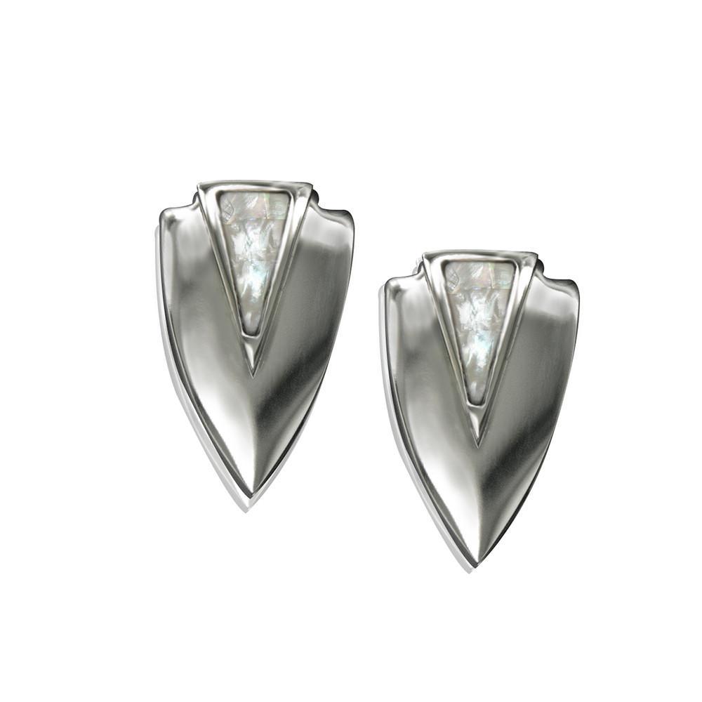 FelantriX™ Chevron Earrings- Silver