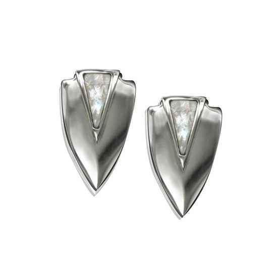 FelantriX™ Chevron Earrings- Silver
