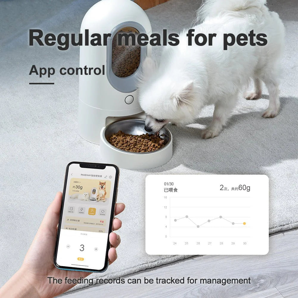 FelantriX™ HEYBO Automatic Cat Feeder Timed Cat Food Dispenser Wifi with APP Control for Remote