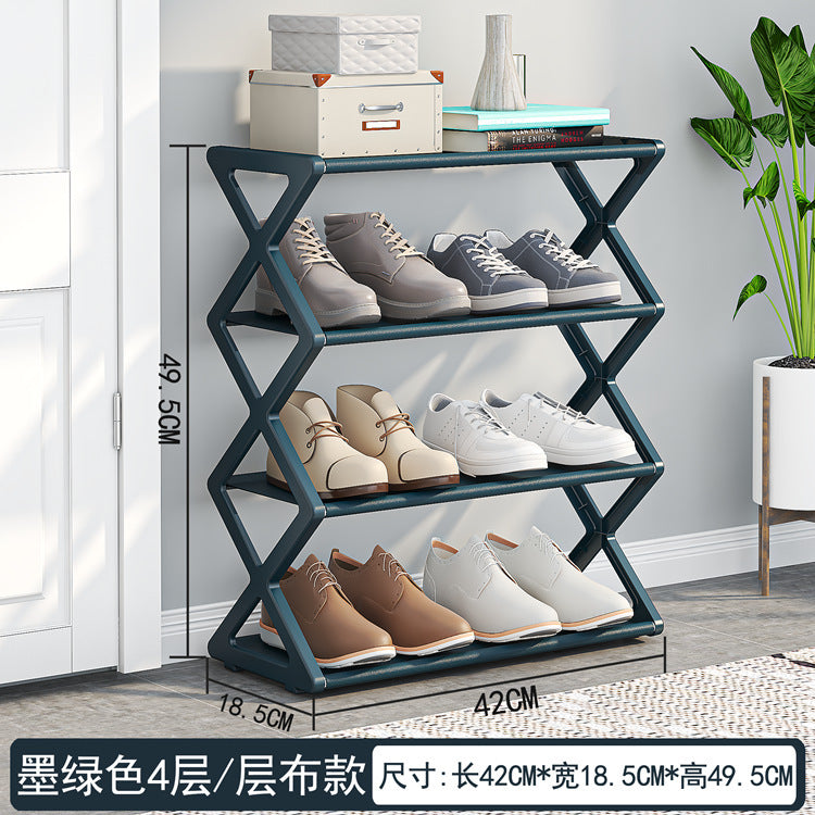 FelantriX™ X-Type Multi-Functional Shoe Rack With Two Layers