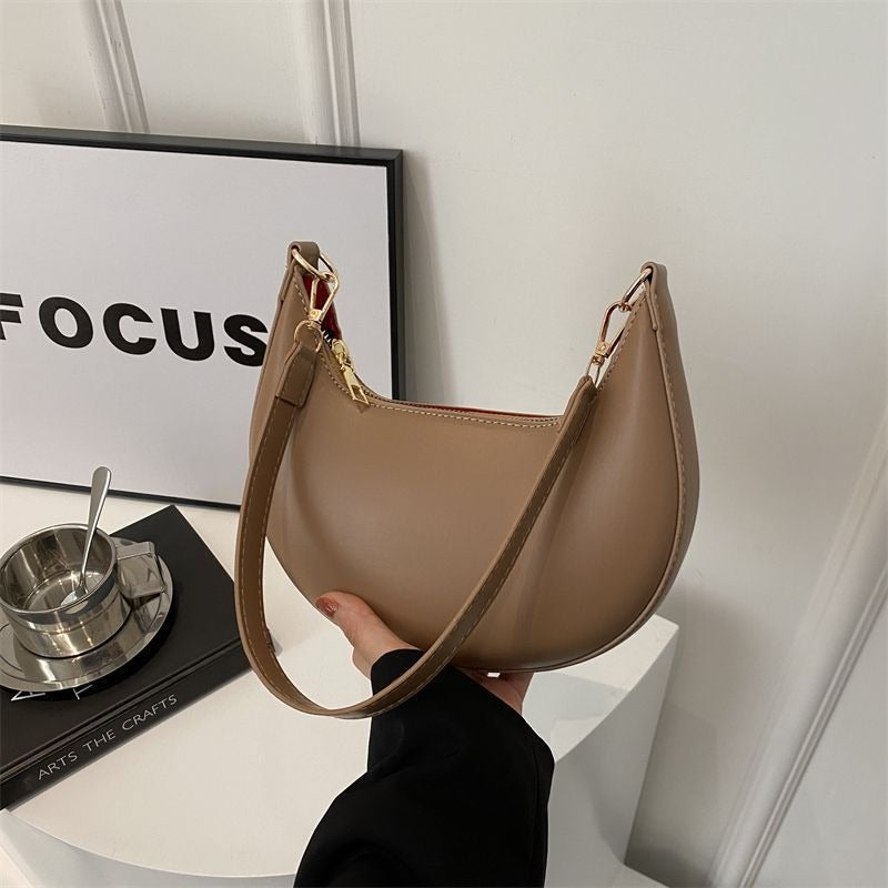 FelantriX™ Niche Crescent Textured Shoulder Bag for Women