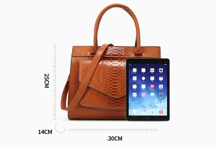 FelantriX™ Women's Snake Print Handbag