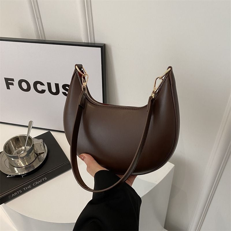 FelantriX™ Niche Crescent Textured Shoulder Bag for Women