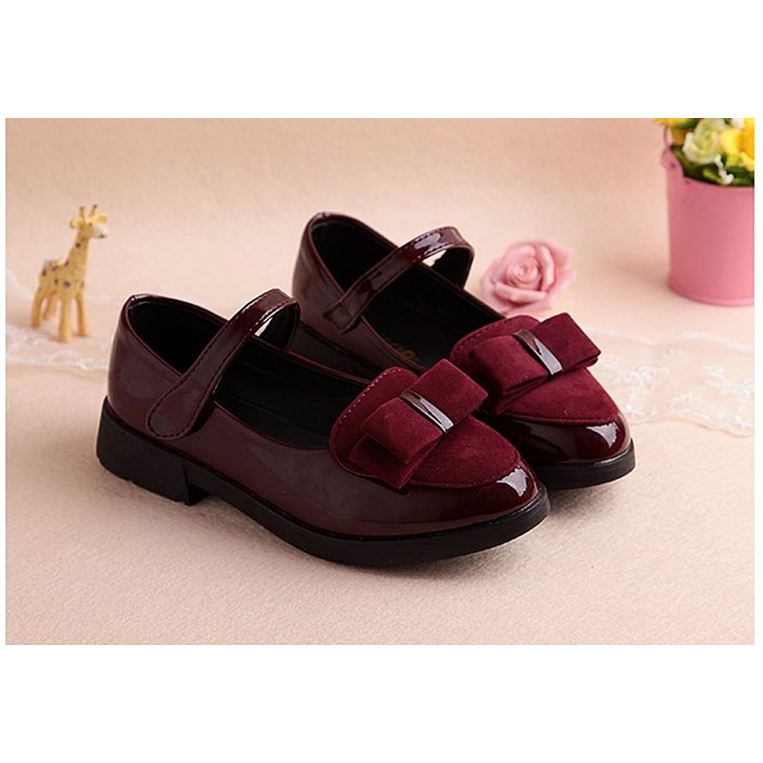 FelantriX™ Girls' Leather Princess Sneakers for School (Kids)