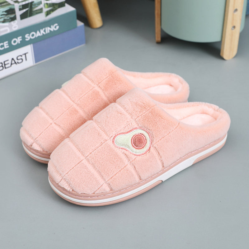 FelantriX™ Warm Non-Slip Avocado Velvet Indoor Slippers