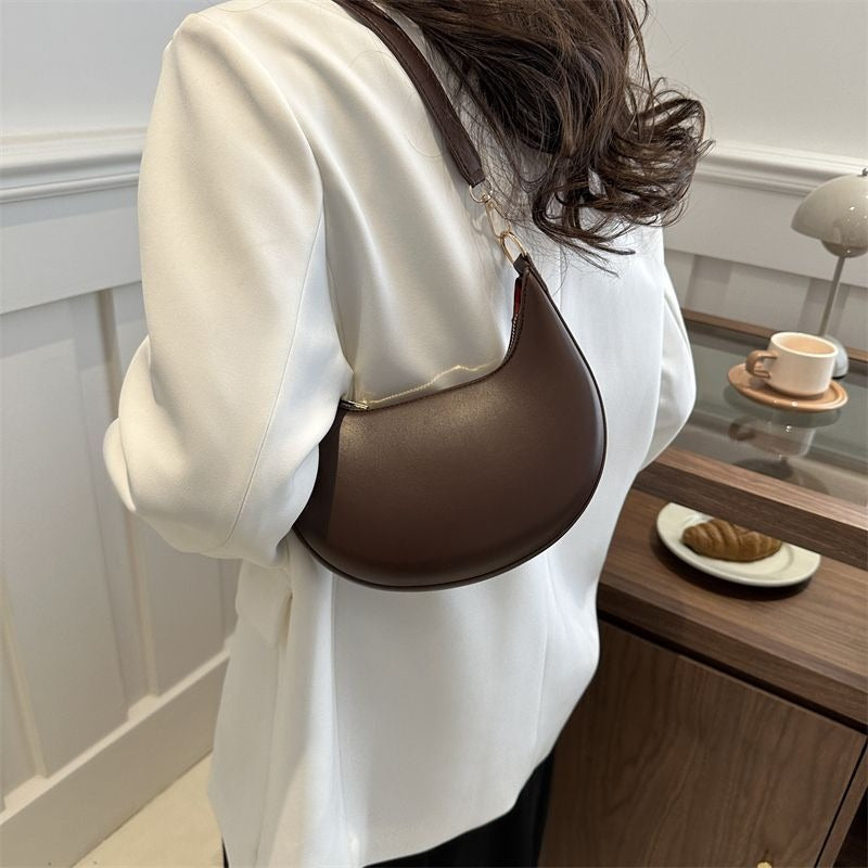 FelantriX™ Niche Crescent Textured Shoulder Bag for Women