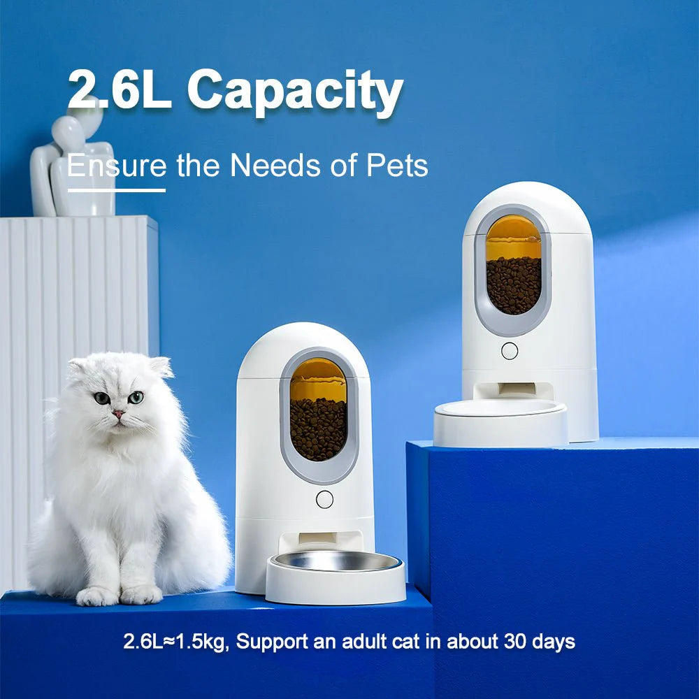 FelantriX™ HEYBO Automatic Cat Feeder Timed Cat Food Dispenser Wifi with APP Control for Remote