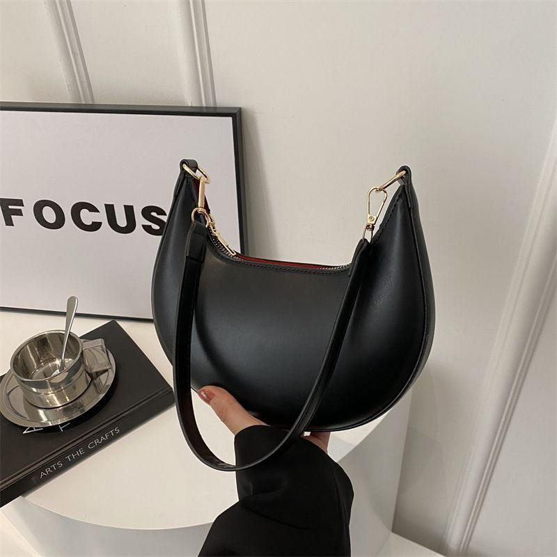 FelantriX™ Niche Crescent Textured Shoulder Bag for Women