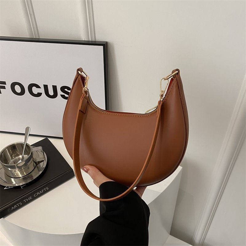 FelantriX™ Niche Crescent Textured Shoulder Bag for Women