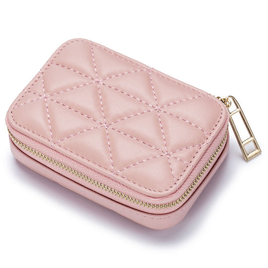 FelantriX™ Fashionable Leather Earphone Bag with Mini Cosmetic Purse