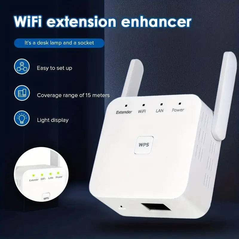 FelantriX™ Wireless WiFi Signal Booster and Repeater for Home