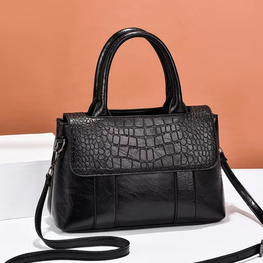 FelantriX™ Women's Croc-Textured Crossbody Bag