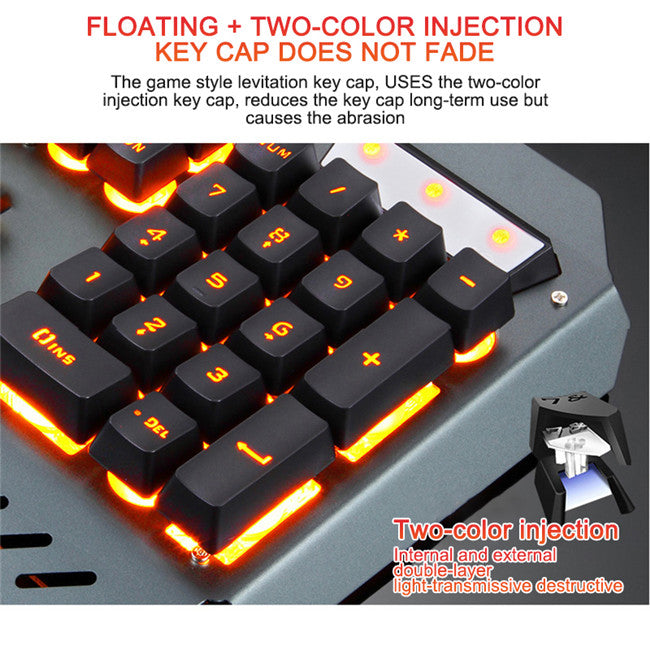 FelantriX™ Ergonomic Mechanical Keyboard with RGB Backlight