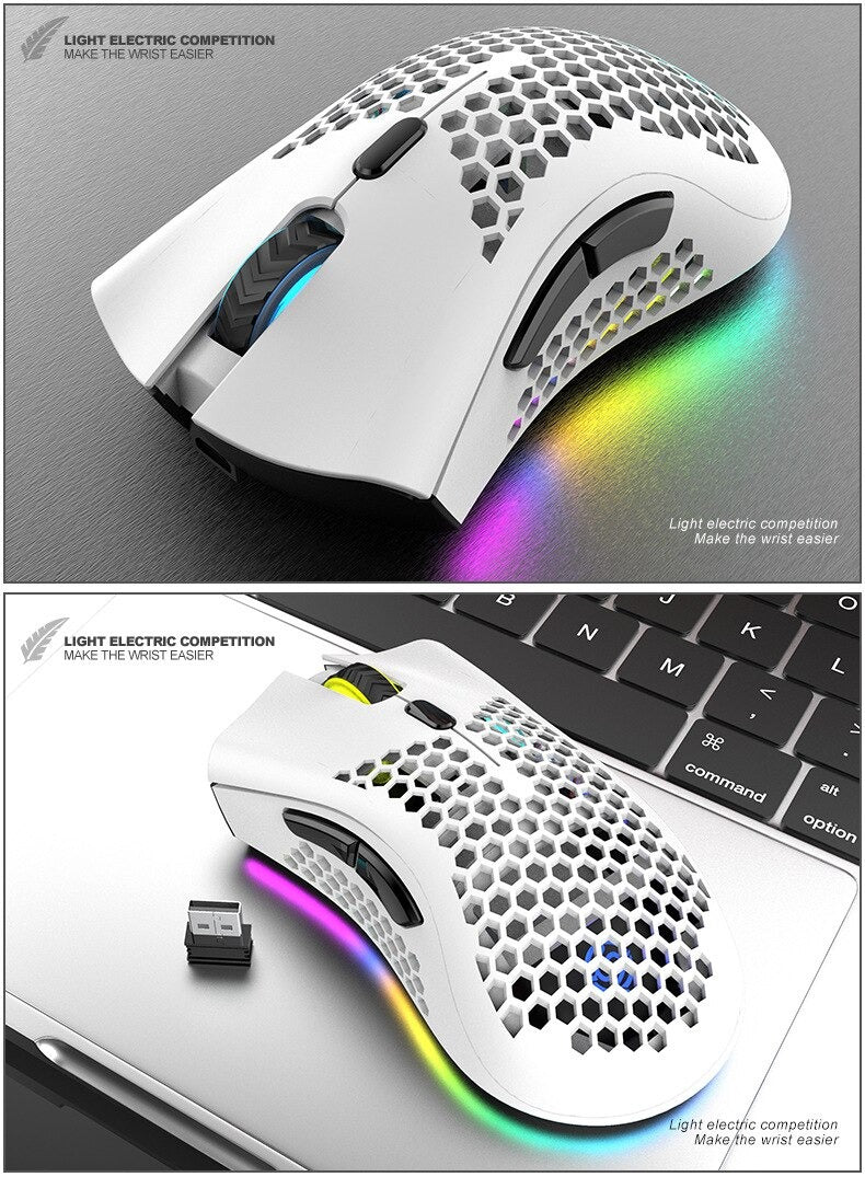 FelantriX™ BM600 Rechargeable Wireless RGB Gaming Mouse for PC