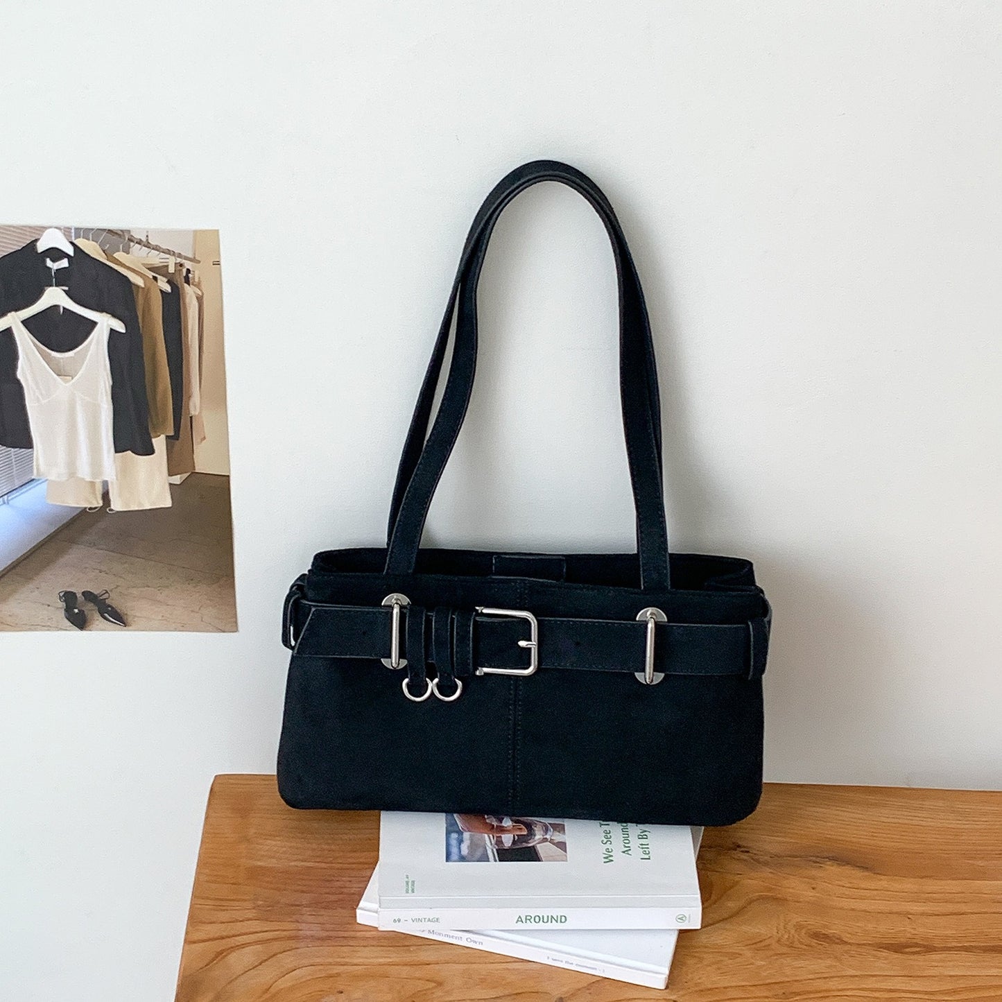 FelantriX™ Retro Minimalist Underarm Shoulder Bag