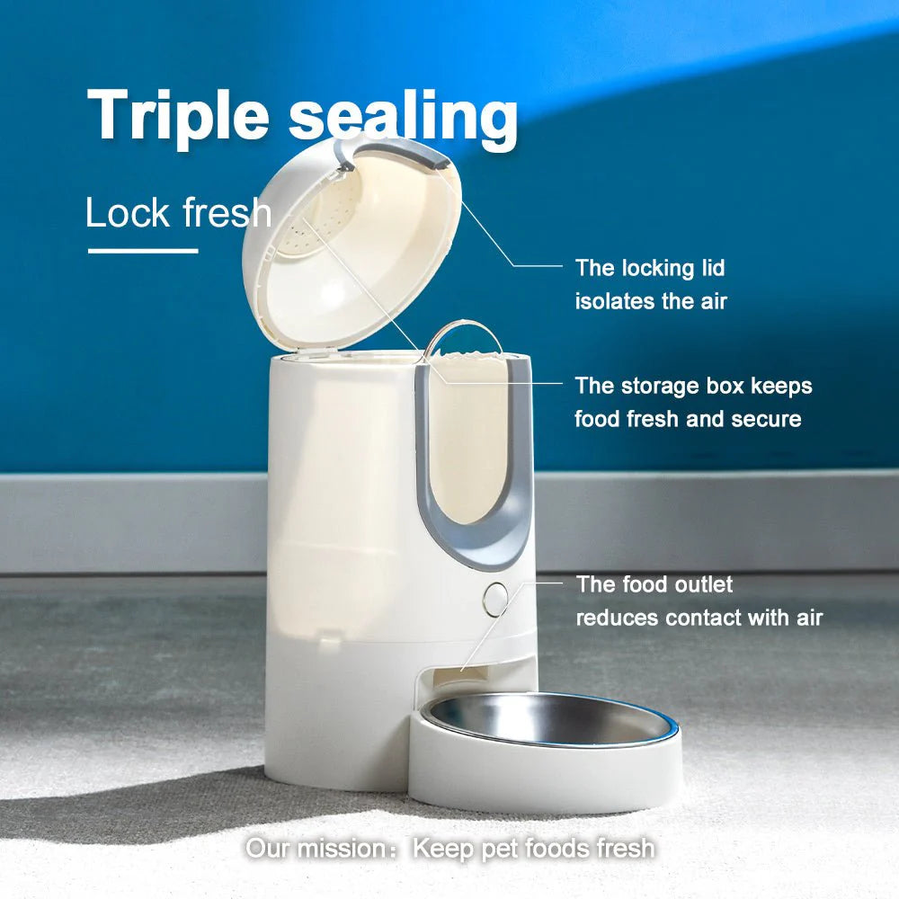 FelantriX™ HEYBO Automatic Cat Feeder Timed Cat Food Dispenser Wifi with APP Control for Remote
