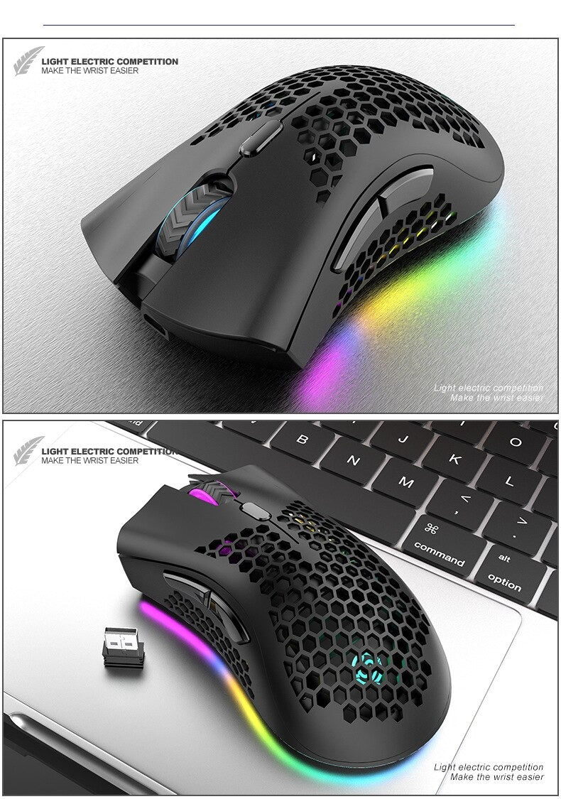 FelantriX™ BM600 Rechargeable Wireless RGB Gaming Mouse for PC