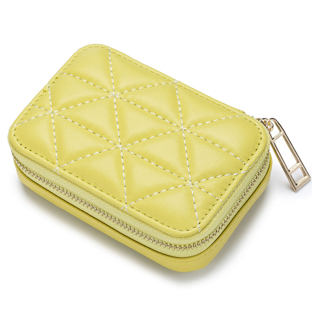 FelantriX™ Fashionable Leather Earphone Bag with Mini Cosmetic Purse