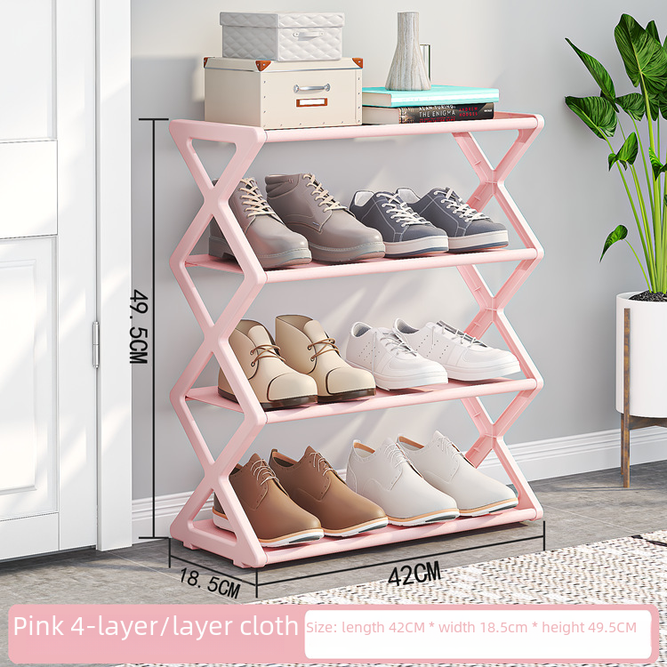 FelantriX™ X-Type Multi-Functional Shoe Rack With Two Layers
