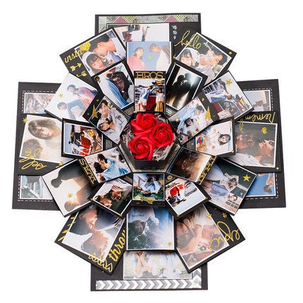 FelantriX™ Hexagonal DIY Pop-up Photo Album Gift Box