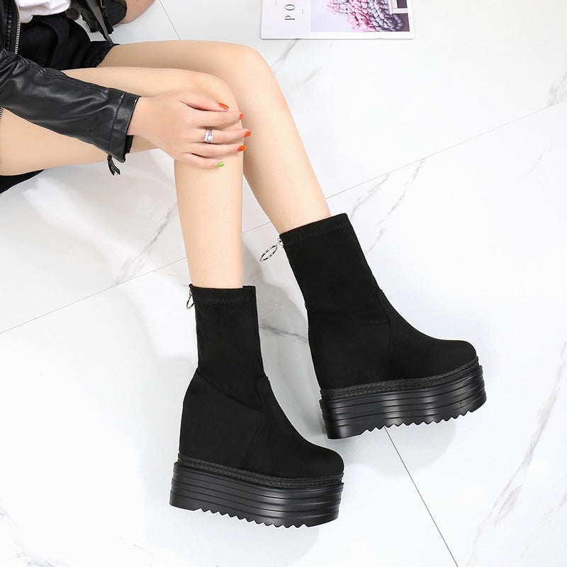 FelantriX™ Korean Women's Platform Martin Boots - All-Matching Style