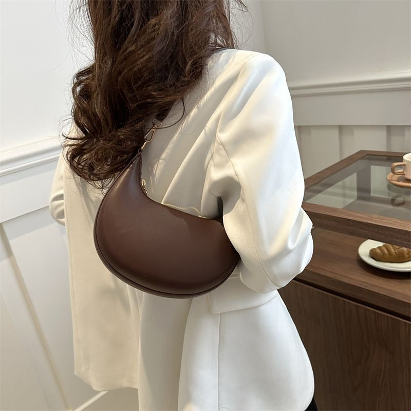 FelantriX™ Niche Crescent Textured Shoulder Bag for Women