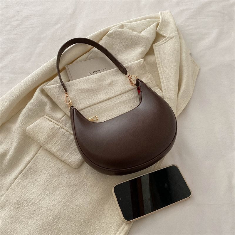 FelantriX™ Niche Crescent Textured Shoulder Bag for Women