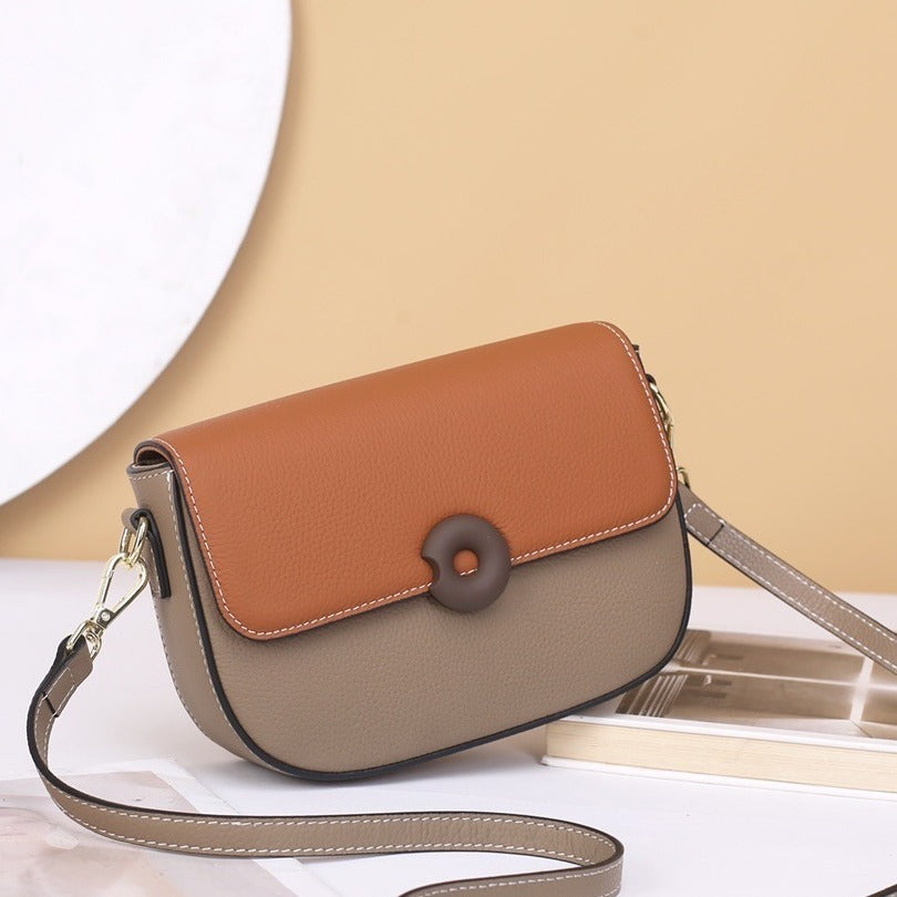 FelantriX™ Mini Genuine Leather Saddle Crossbody Bag