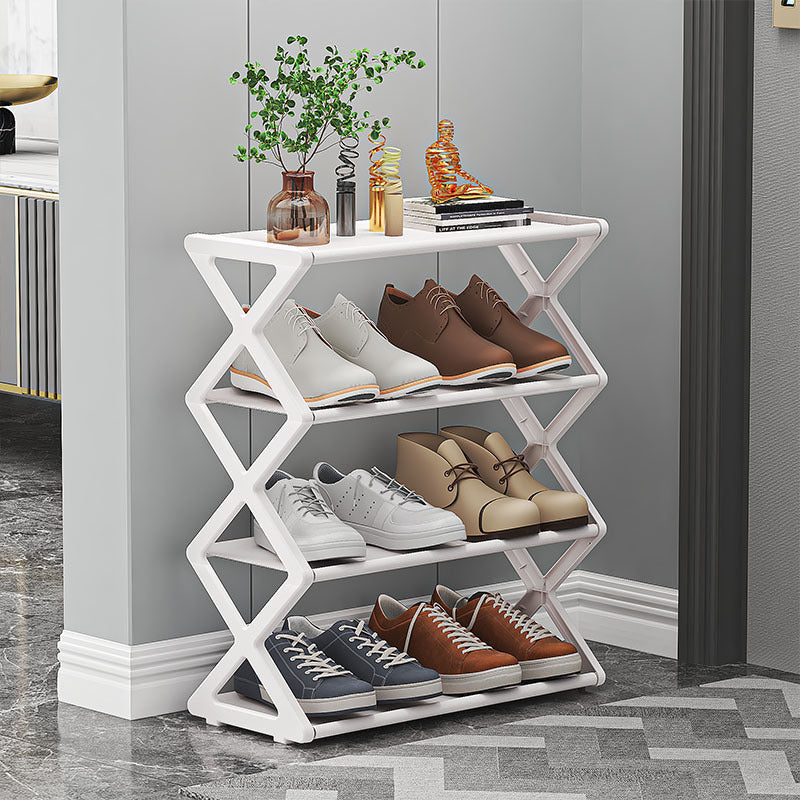FelantriX™ X-Type Multi-Functional Shoe Rack With Two Layers