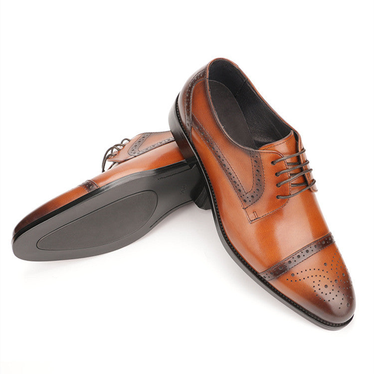 FelantriX™ Brogue Engraved Men's Leather Business Shoes