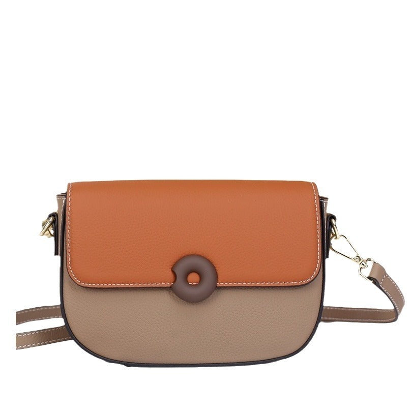 FelantriX™ Mini Genuine Leather Saddle Crossbody Bag