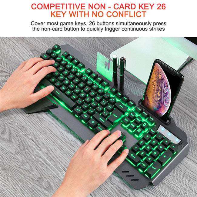 FelantriX™ Ergonomic Mechanical Keyboard with RGB Backlight