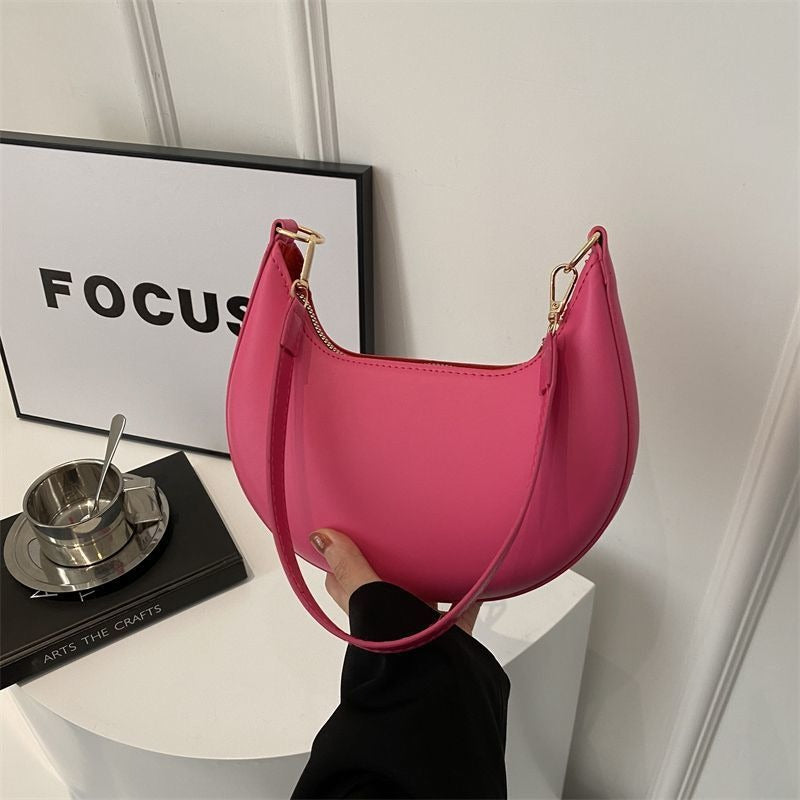 FelantriX™ Niche Crescent Textured Shoulder Bag for Women