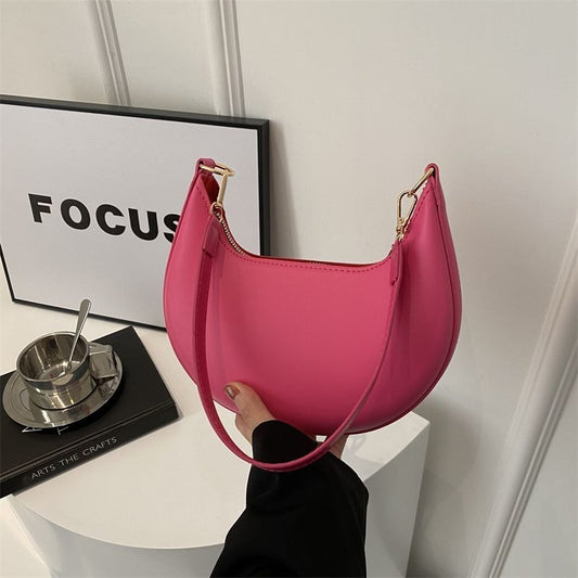 FelantriX™ Niche Crescent Textured Shoulder Bag for Women