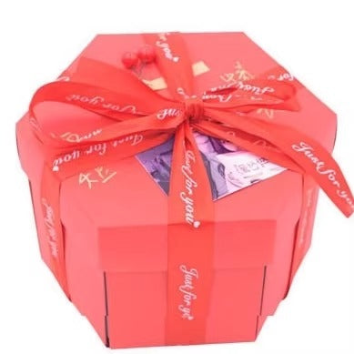 FelantriX™ Hexagonal DIY Pop-up Photo Album Gift Box